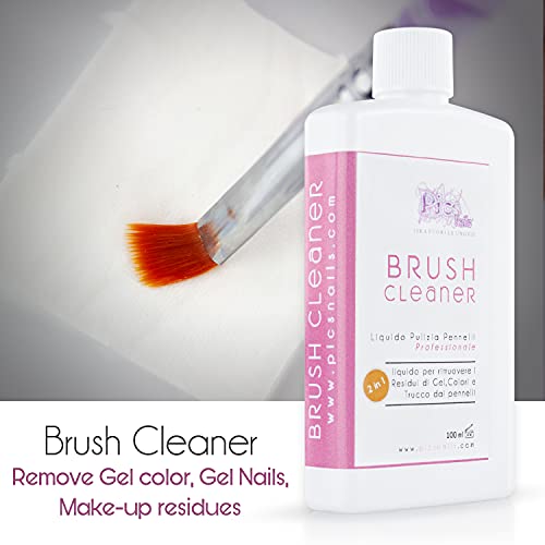 Limpiador 2en1 de Brochas de Maquillaje y Gel para Uñas 100 ml - Líquido Profesional para Limpiar Pinceles, Esmalte y Eliminar Residuos - imagen 3