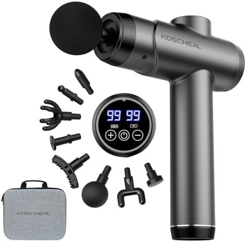 KOSCHEAL Pistola de Massagem, Massageador Muscular Profissional, ...