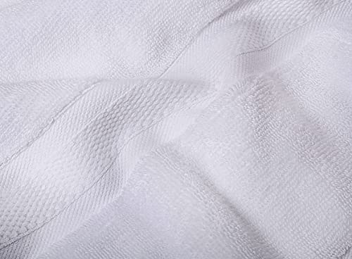 Towel And Linen Mart White Towel Sets, 2 Bath Towels 2 Hand Towels And 4 Washcloths 2 Ply Low Twist 600 Gsm Ring Spun Highly Absorbent For Bathroom Hotel Shower Towel (8 Pack) #TOP1