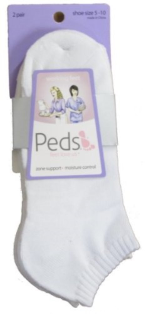 Peds Womens Massaging Bar Low Cut Socks, 2-Pairs