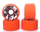 Glutier Longboard Wheels Ruedas de Longboard. 70 x 42mm 86a / Orange