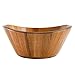 Gibson Home Sherwood 3-Piece Acacia Wood Salad Bowl Set, 32 Quart Large Serving Bowls, Natural Finish, Durable & Eco-Friendly