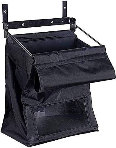 scottchen PRO Indoor Wall Mount Mail Catcher Bag Door Slot Post Box Basket Mail Boxes Organizer Security Black -1pack