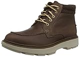 Material exterior: nobuk Clarks Dempsey Moc, Bota a la Altura de la Pantorrilla Hombre, Tan Tumbled, 42.5 EU