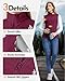 Outdoor Ventures Damen Fleece Weste Ultraleichte Polar Fleeceweste Dünne Outdoor Luafwesten für Frauen Ärmellos Jacke mit 4 Taschen Frühlings Herbst für Laufen Wandern Camping, Weinrot M
