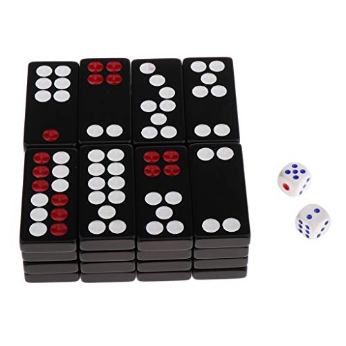 CRDARAAV Jeu de dominos traditionnel chinois Pai Gow Paigow pour jeu familial A