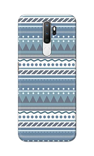 Image of Printed Hard Back Cover Case for Oppo A5 2020 | Oppo A9 2020 Back Cover (Seamless Geometric Tribal Pattern) -1803