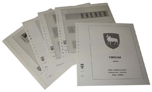 Lindner-T Groenland 2025 feuilles pré-imprimées pour classer vos timbres