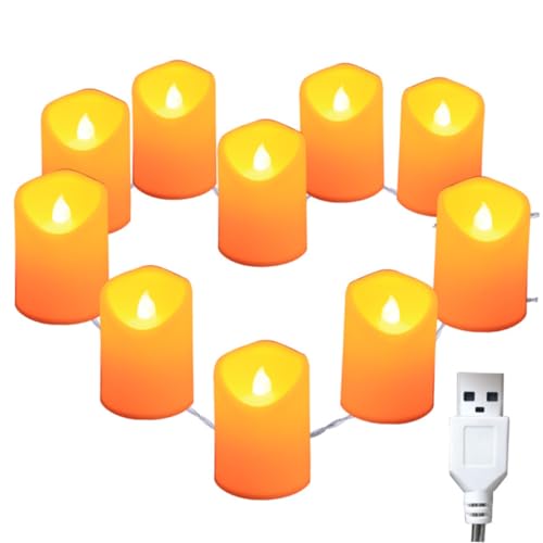 Velas LED sin llama seguras para decorar fiestas sin riesgos de incendios ni humo