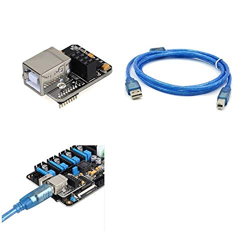 SHOUJI57 USB Computer Online Module + 1.5M USB Cable For Lerdge-X Mainboard 3D Printer Part Z Useful