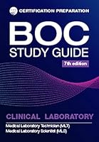 BOC Study Guide 7th Edition: MLS-MLT Clinical Laboratory Examinations 0891896848 Book Cover