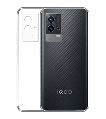 Image of Transparent Soft Silicone TPU Flexible Back Cover Compatible with iQOO 9