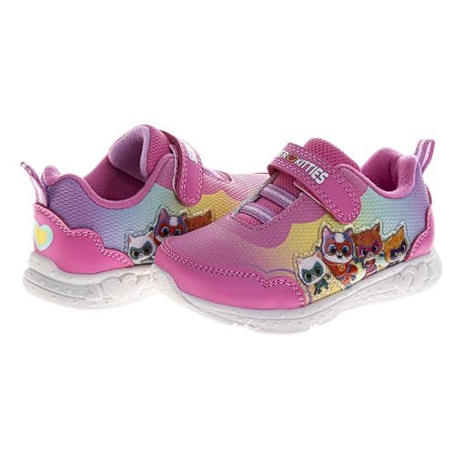Super Kitties Sneakers for Girls - Bitsy Buddy Sparks Ginny Shoes - Lightweight Breathable Shoe Athletic Sneaker (Sizes: 6-10 Toddler / 11-12 Little Kid)4