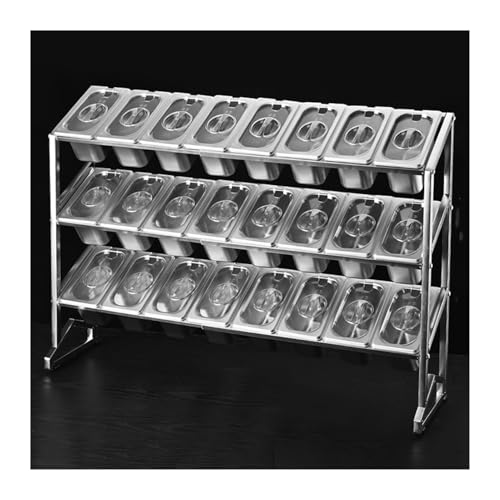 Étagère à condiments extensible à 2/3 niveaux – Distributeur polyvalent pour cuisine, garde-manger et buffet – Idéal pour les sauces, assaisonnements et confitures (91 x 19 x 63 cm)