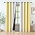 Ombre Yellow Full Blackout Curtains for Girls Room Gradient Pure White to Yellow Energy Efficient Curtain Drapes 52 x 84 Inch Length for Bedroom Window Panels with Grommets Top for Living Room, 2pcs