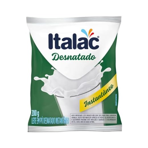 LEITE EM PÓ DESNATADO INSTANTÂNEO ITALAC - 200G