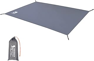 Lona de acampamento à prova d'água Engrossar Esteira de piquenique Durável Almofada de praia multifuncional Pegada de barraca Protetor de sol do dossel para caminhadas e mochila de viagem Lona impermeável para acampamento,Engrossar esteiras de piquenique,Pegada de tenda multifuncional,Folha de terreno de acampamento,Travelling Tarp