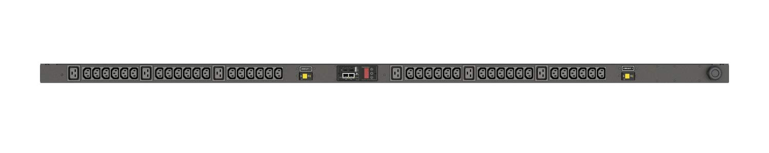 Vertiv Geist Switched Vertical PDU with 20 Locking IEC C13 & 4 Locking IEC C19 Outlets, 30A, 208V, 4.9kW (VP8641)