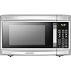 Chefman Countertop Microwave Oven, 1.3 Cu. Ft. Digital, Stainless Steel, 1000 Watts, with 6 Auto Menus, 10 Power Levels, Eco Mode, Memory, Mute Function, Child Safety Lock, Easy Clean Microwave Ovens