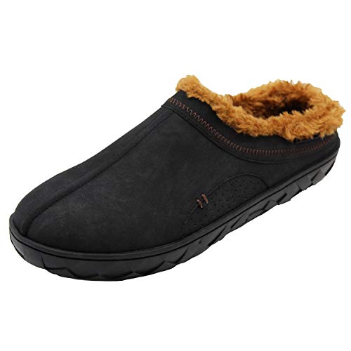 Flojos Unisex Que Slippers Black/Brown 4 M