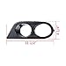 2PCS Left Right HAM Style Carbon Fiber Lower Fog Light Bezel Car Exterior Foglamp Cover Compatible with BMW E46 M3 Fits OE 51112695255 51112695256