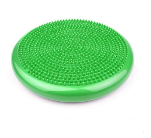 Disco De Equilíbrio Inflável Almofada 33cm Cor Verde