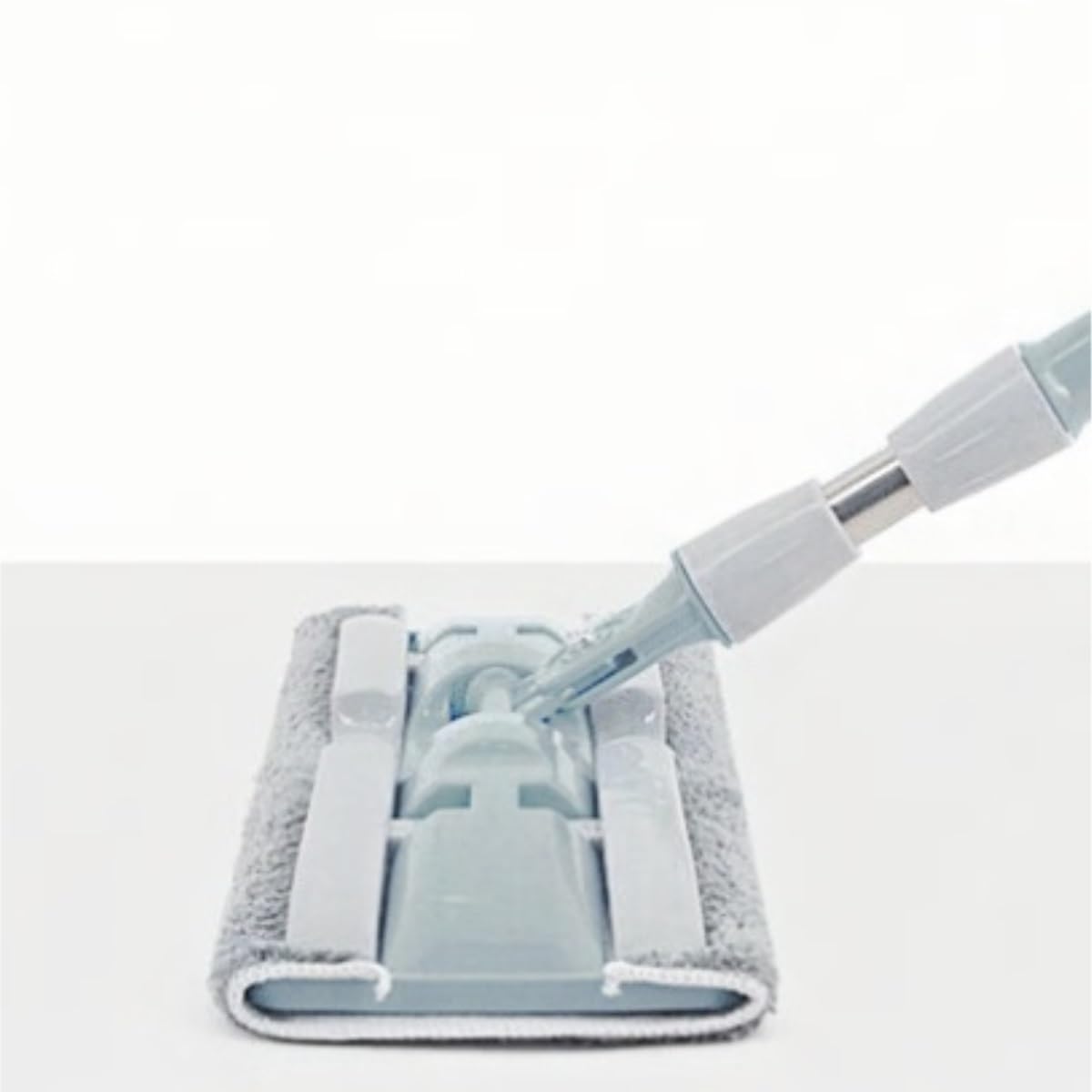 Wischmop Flacher Wischmopp Mit Festgeklemmtem Stoff for Den Haushalt, Saugfähiges Wischwerkzeug for Nass- Und Trockenwischen Mit Doppeltem Verwendungszweck Wischer Boden