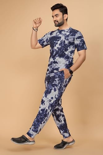 Image of Cotton Fashion Gallaria Couple Combo Pajama Set for Woman & Mens Combo Co-Order Set& Night Suit Set Combo|Nightwear| Tracking| Pajama Set Combo