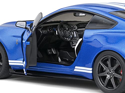 2020 Ford Mustang Shelby GT500 1:18 Azul Metalizado miniatura 3