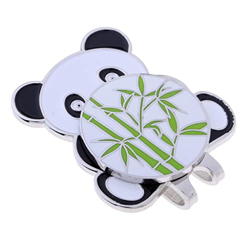 Tdoutop Marcador de Golf con Clip para Gorra - Varias Opciones de Color, Panda