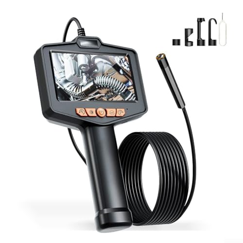 Boroscopio de mano para cámara de inspección de mantenimiento de automóvil con pantalla LCD a todo color y batería de larga duración (10 metros)