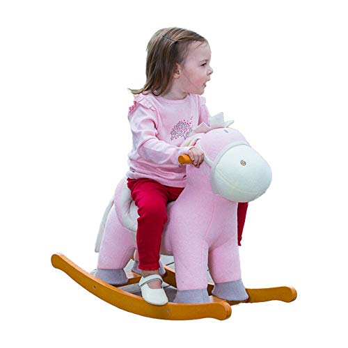 KIKIRon-Toys Schaukeltier Baby-Schaukelpferd-Kind-Fahrt auf Spielzeug -Kind Reitspielzeug - Reitpferd for 1-3 Jährige… – Bild 5