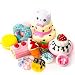 SYYISA Jumbo Squishies Slow Rising [12-Pack]: Bear Cake, Ice Cream, Donut, Macaron, Starawberry Cake, and Waffles Kawaii Soft Food Squishy Toys - Squishys are Great Sensory Toys for Kids! Comes in Mix