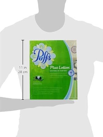 Puffs Plus Lotion Facial Tissues, 372 Count