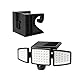 INSERT Solar Lights 1000-Lumen Solar Motion Sensor Outdoor Lights 2 Pack– Triple Head LED Security Light with 270° Coverage, Waterproof, No Tools Needed & Easy to Install Solar Powered Outdoor Light