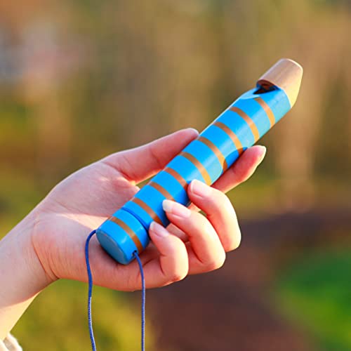 MILISTEN Pull-push houten fluitje kinderen wind instrument speelgoed kinderen muzikaal speelgoed - Image 4