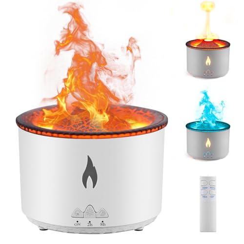 Trsaow Essential Oil Diffuser Volcano Diffuser, Jellyfish Mist Volcano Humidifier for Bedroom,...