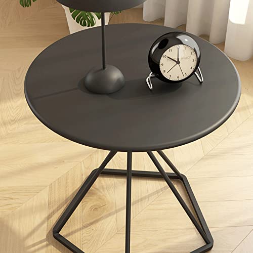 Mesa de sofá para sala de estar mesa lateral mesa de canto mesa de chá de ferro forjado ao lado do s