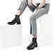 DREAM PAIRS Women's Elastic Chelsea Ankle Boots Platform Low Chunky Block Heel Lug Sole Slip on Fall Heeled Booties Shoes,Size 7,Black,SDAB2316W