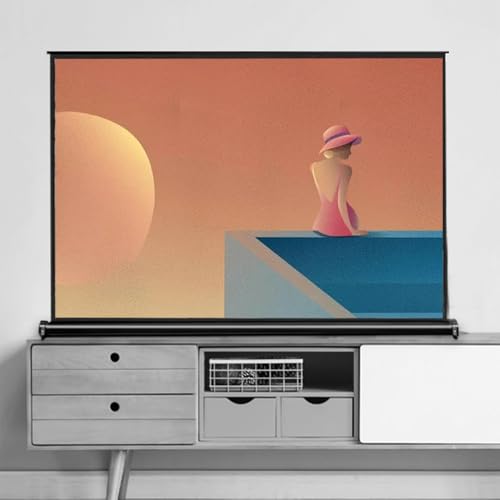 Pantalla portátil manual para proyector 50" 16:9