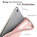 MoKo Case Fit iPad Pro 12.9 2017/2015 with Apple Pencil Holder - Slim Lightweight Smart Shell Stand Cover Case with Auto Wake/Sleep Fit Apple iPad Pro 12.9 inch Tablet (1st & 2nd Gen),Rose Gold