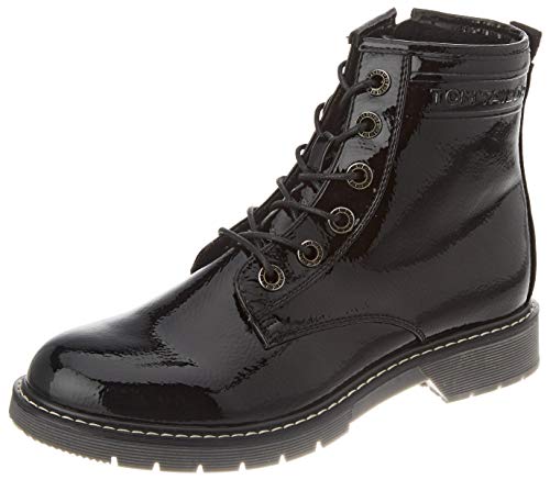 TOM TAILOR Femme 9092801 Botte mi-Mollet, Noir, 38 EU