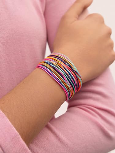 Miniatura 2 de SINGULARU - Pack 3 Pulseras Forest Rainbow. Acero. Joyas Para Mujer.