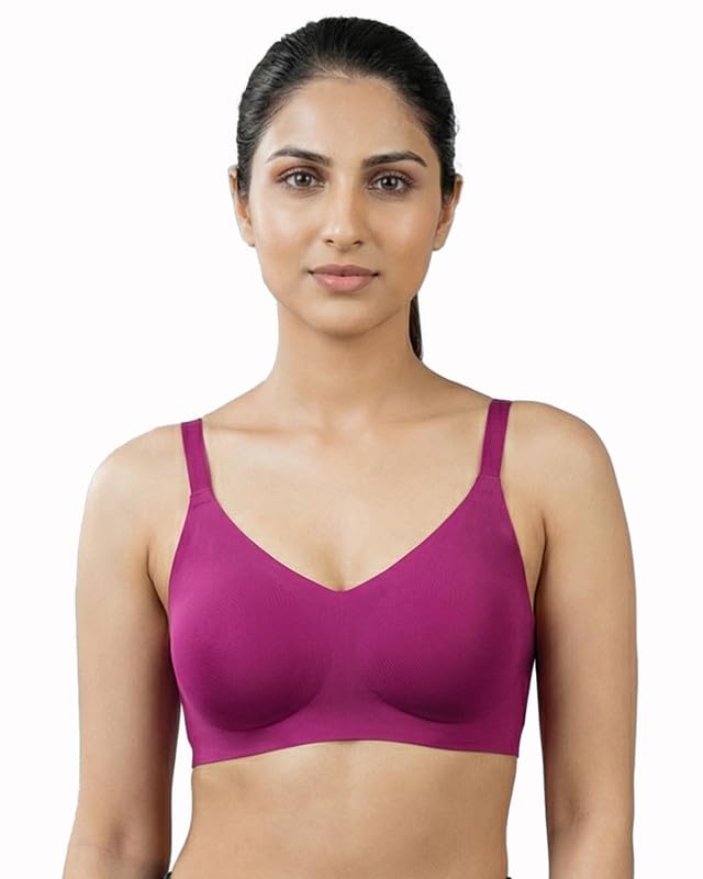 Image of Women's Cotton Padded Full Coverage Bonded Bra | Seamless T-Shirt Bra | Wire-Free | Breathable Cotton Fabric | Elastic-Free Bottom Band & Armholes | No Marks, No Digging | Pack of 1
