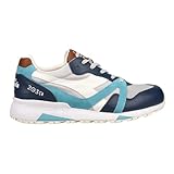 Diadora Mens N9000 2030 Italia Lace Up Sneakers Shoes Casual - Blue, Grey - Size 7 M