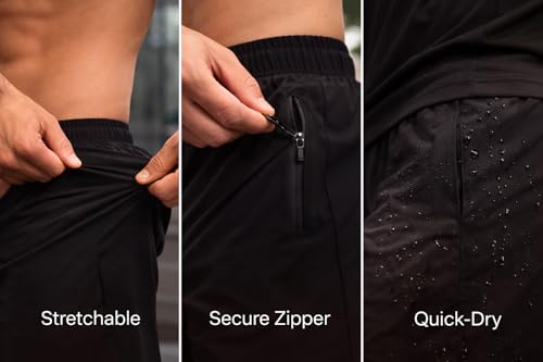 Image of Swimming Shorts for Men | Swimming Trunks for Men | Swim Shorts - Swimwear Quick Dry, Stretchable Fit, Adjustable Waist - Lightweight, Easy Movement, Ready to Use Anytime