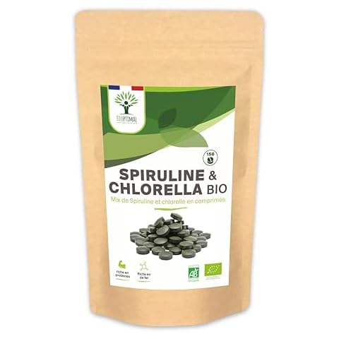 Spiruline + Chlorella Bio - Bioptimal Cover