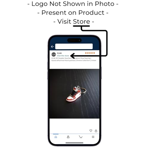 Image of CLA6 3D Sneaker Keychain | Miniature Shoe Keyring | Handcrafted And Hand-painted | Diverse Collection | Unisex