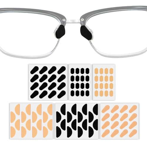 Samyesiqi EVA Foam Nose Pads for Glasses - 48 Pairs Non-Slip Hypoallergenic Soft Eyeglass Nose Pads for Eyeglasses & Sunglasses Lightweight Comfort Cushions