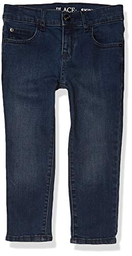 Image of The Children's Place Boys Pull On Slim Cargo Pants, New Navy, 6 Husky
